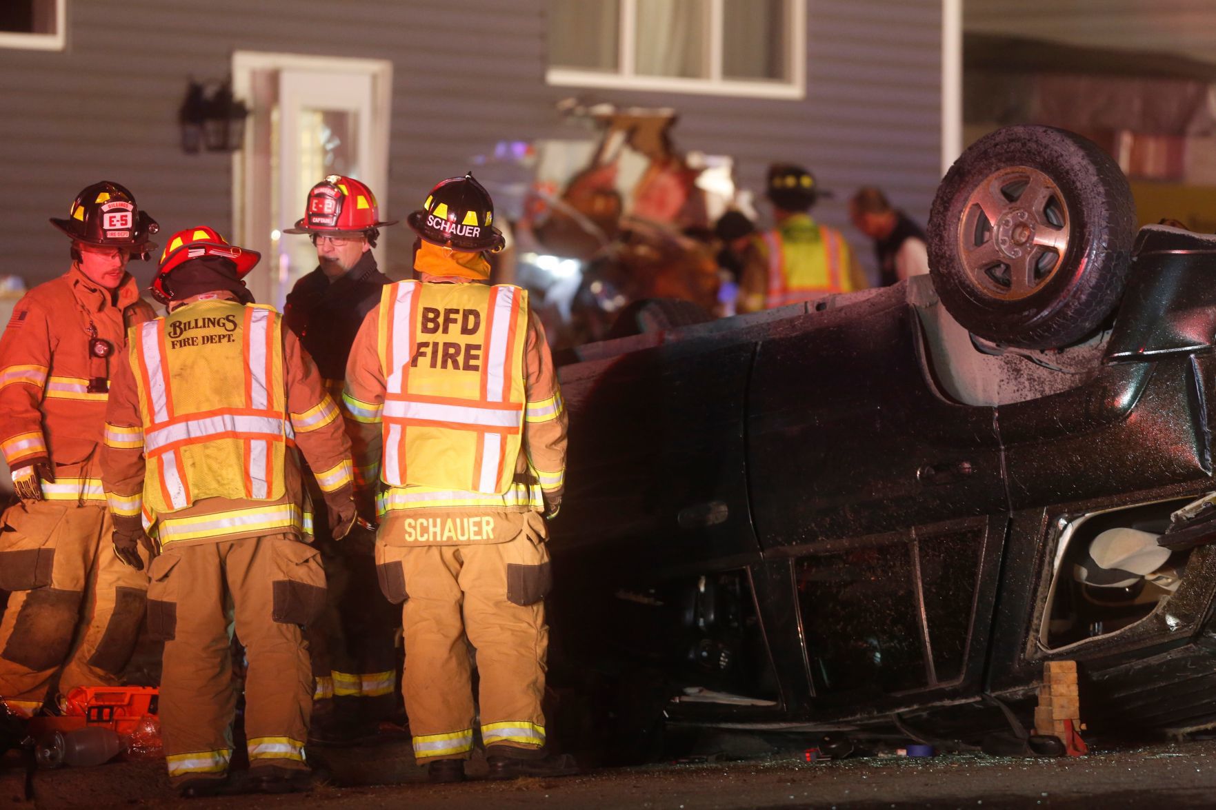 Vehicle crashes into house